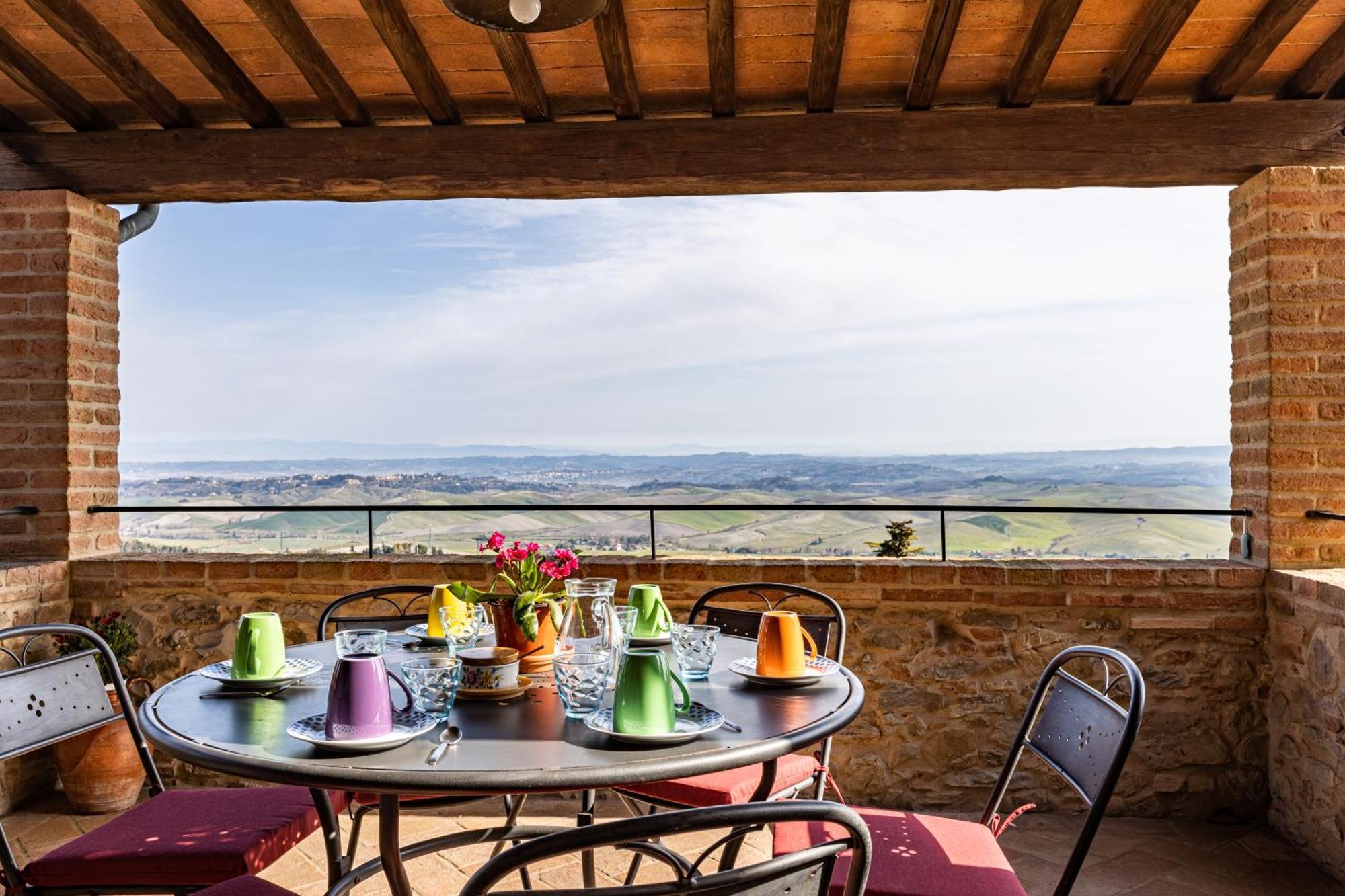 La Terrazza Villa Chianni Bagian luar foto