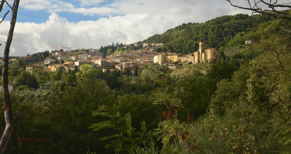 La Terrazza Villa Chianni Bagian luar foto